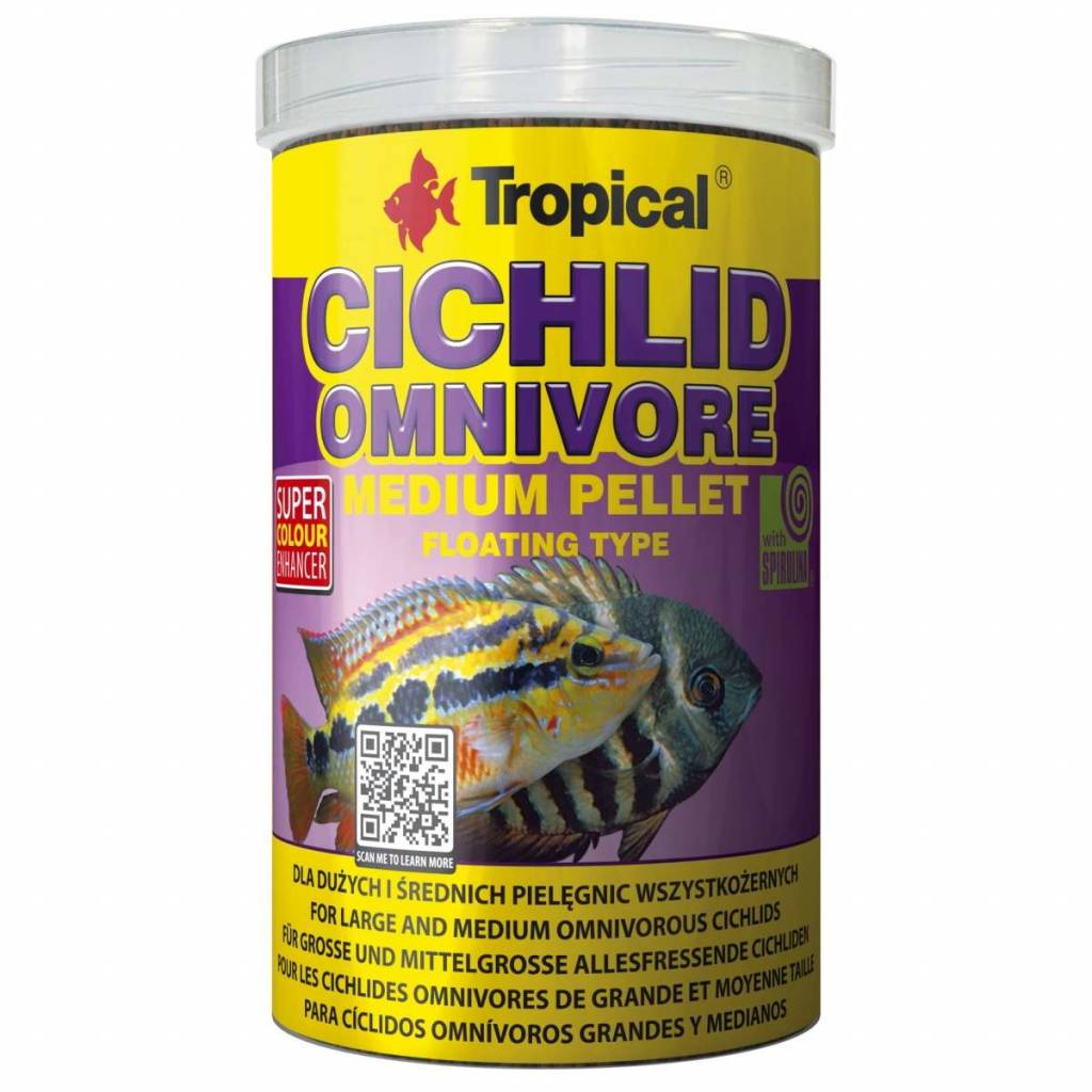 Cichlid Omnivore Medium Pellet